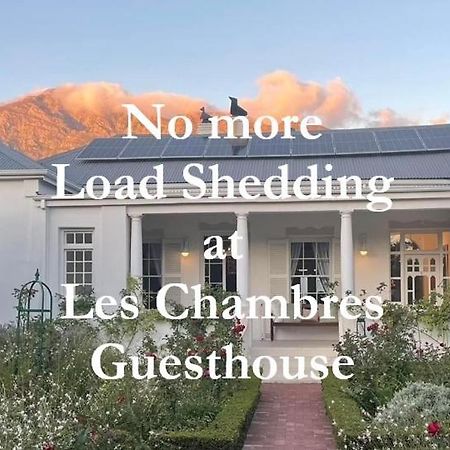 Les Chambres Guest House Franschhoek Buitenkant foto